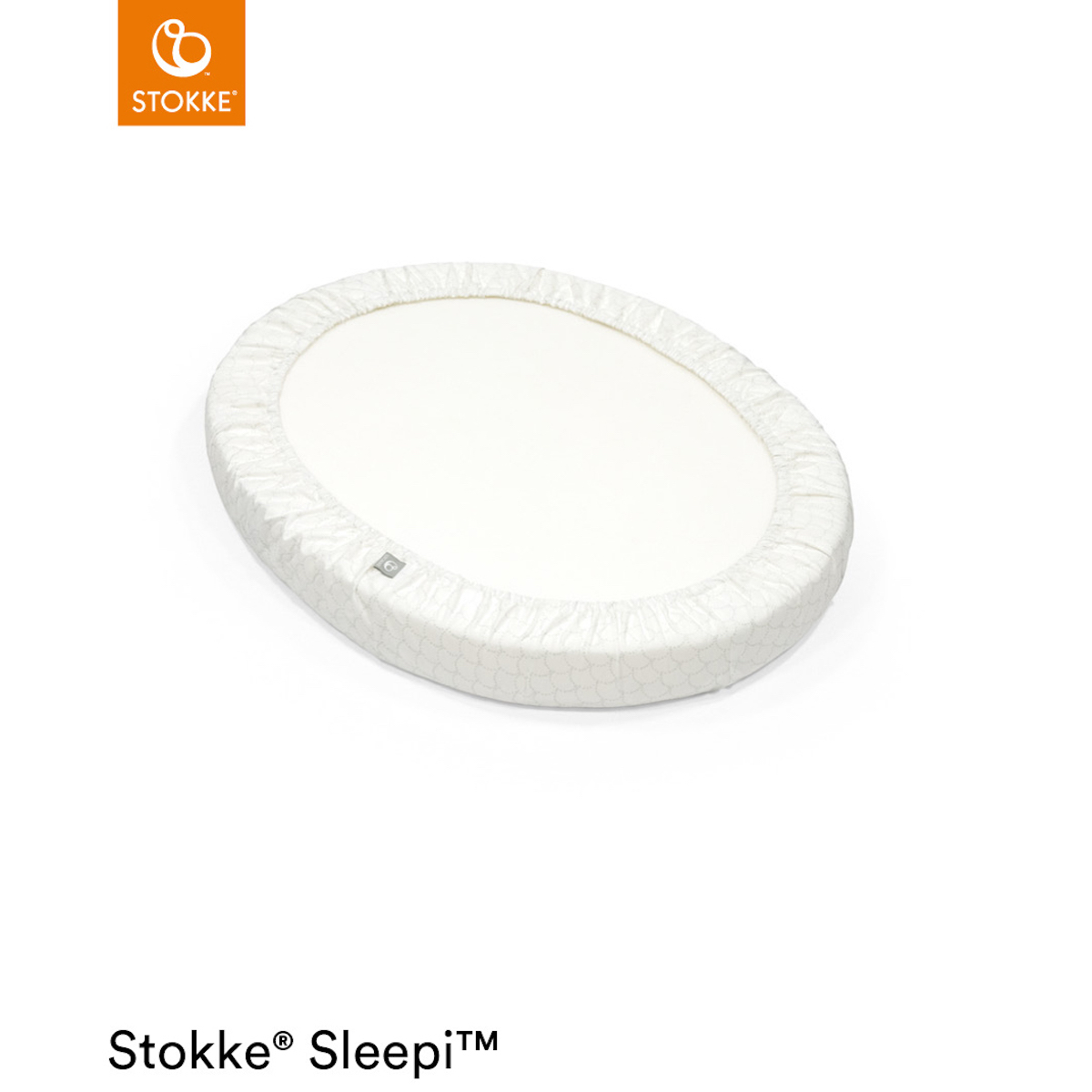 Mini Spannbettlaken SLEEPI V3 Stokke Ventilatoren grau