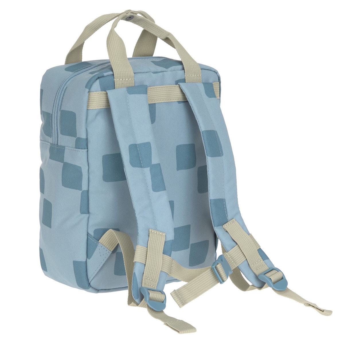 Mini Square PATTERN PARTY Laessig blauer Rucksack