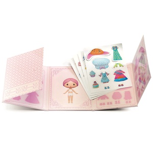 Miss Lilypink-Sticker removable IMAGINAIRE WORLD Djeco