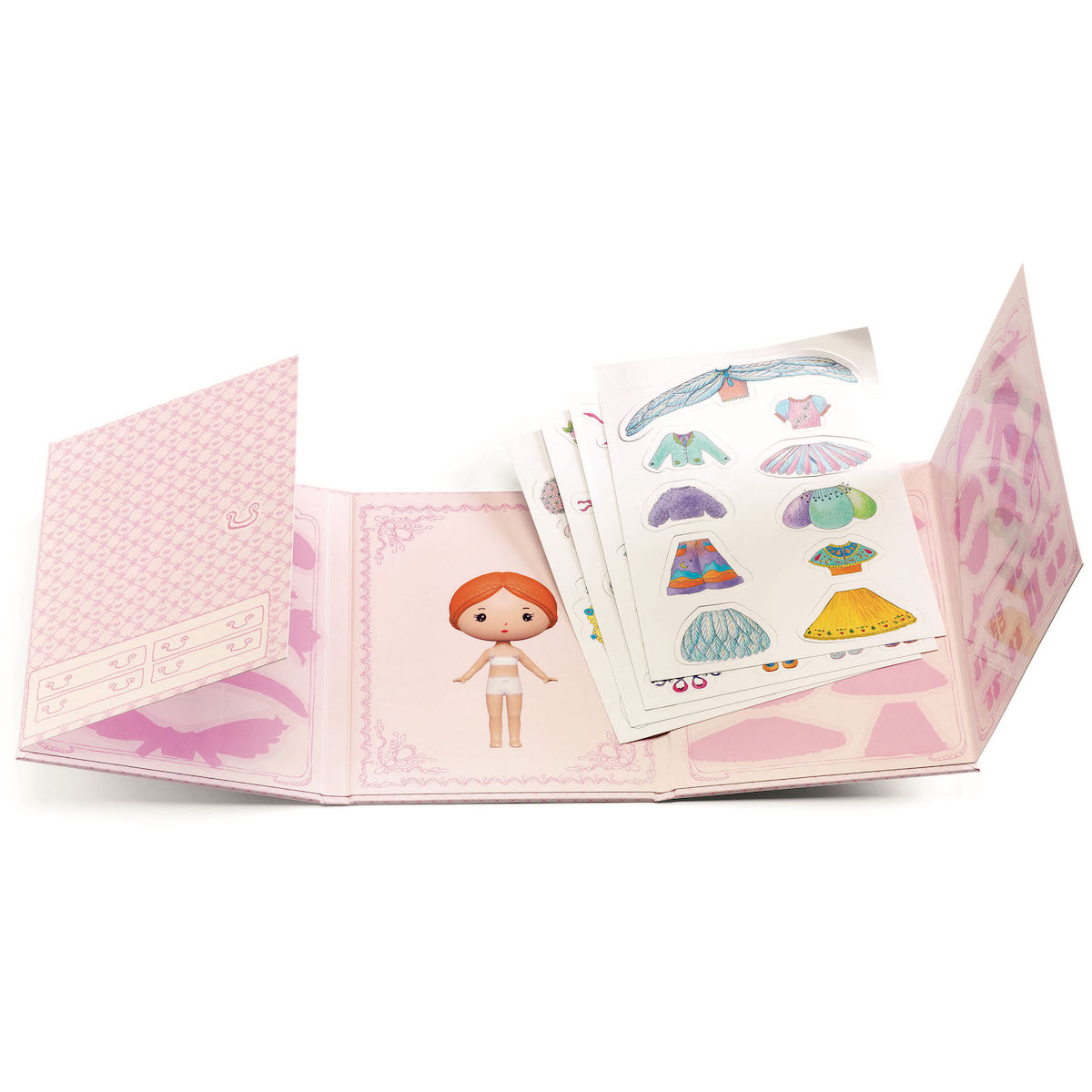 Miss Lilyruby-Sticker removable IMAGINAIRE WORLD Djeco