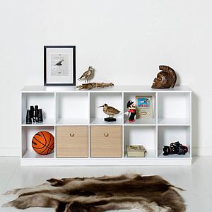 Möbel-Bank 174x78cm WOOD Oliver Furniture weiß