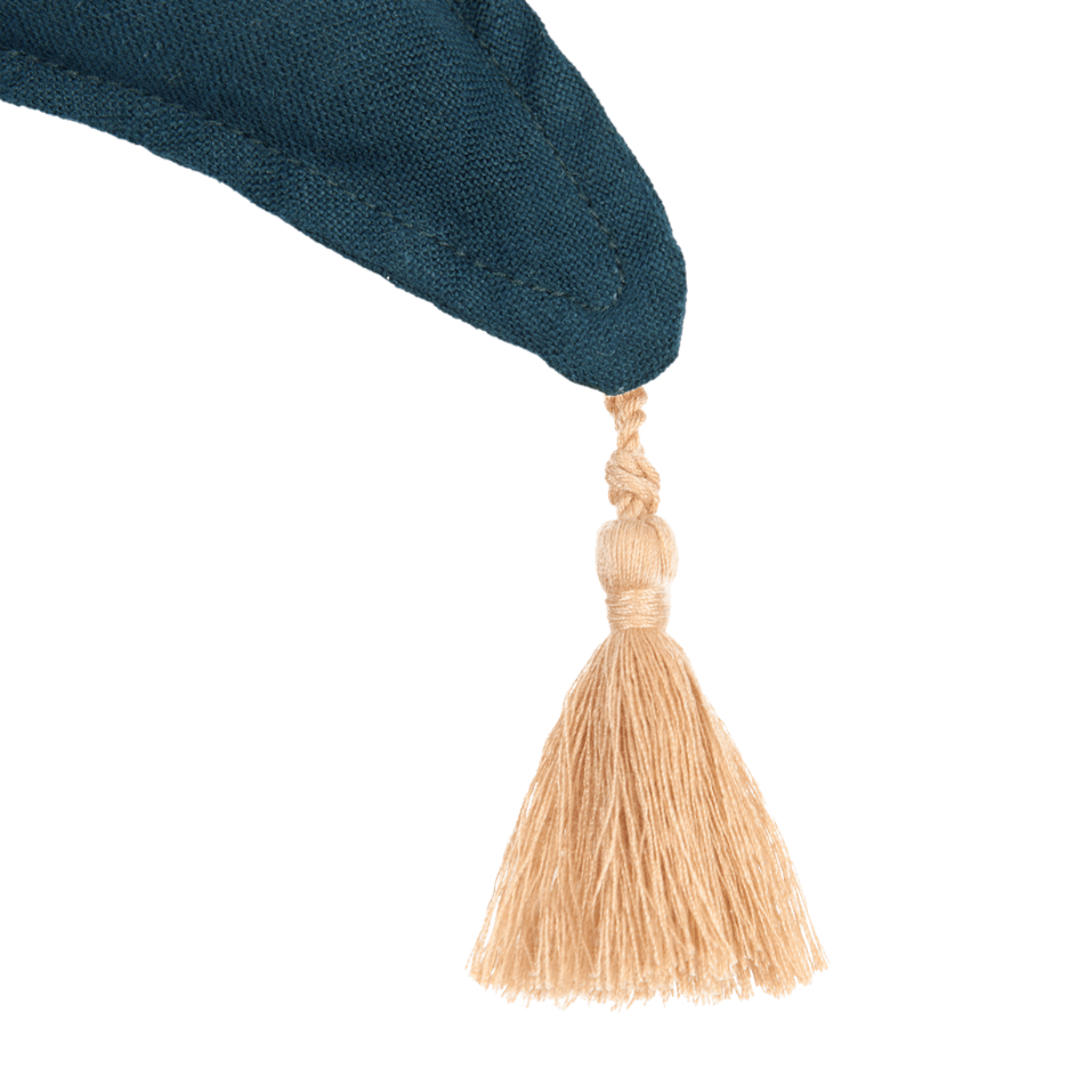 Mondkissen aus französischem Leinen. Nobodinoz Deep Blue