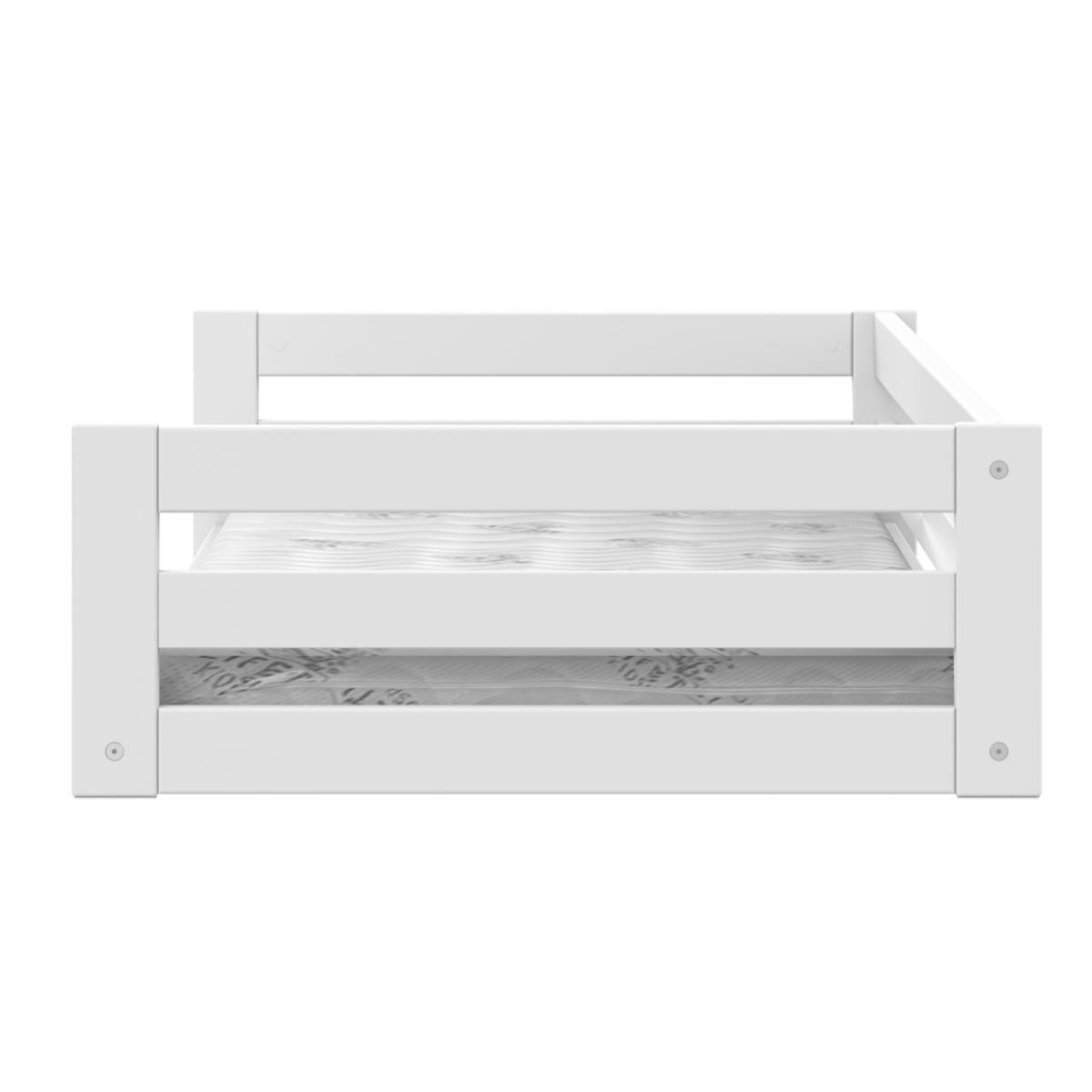 Montessori-Bett 90x200cm ELEMENTS Lifetime Weiß