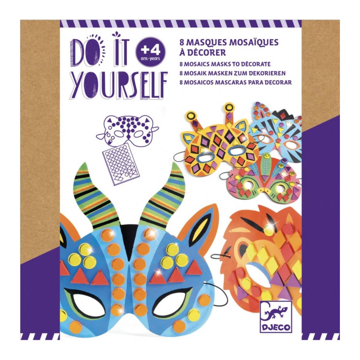 Mosaïques & Stickers Animaux de la jungle Djeco