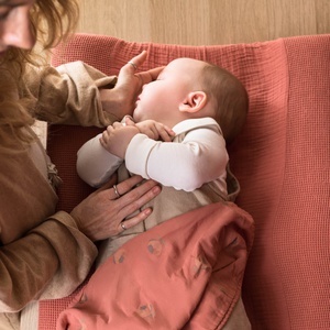 Mullwindel 70x70cm WABI SABI Nobodinoz Blossom Rosewood