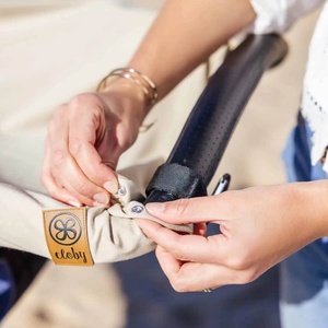 Multifunktionale UV-Decke UPF50+ 95x73cm Cloby Olivgrün