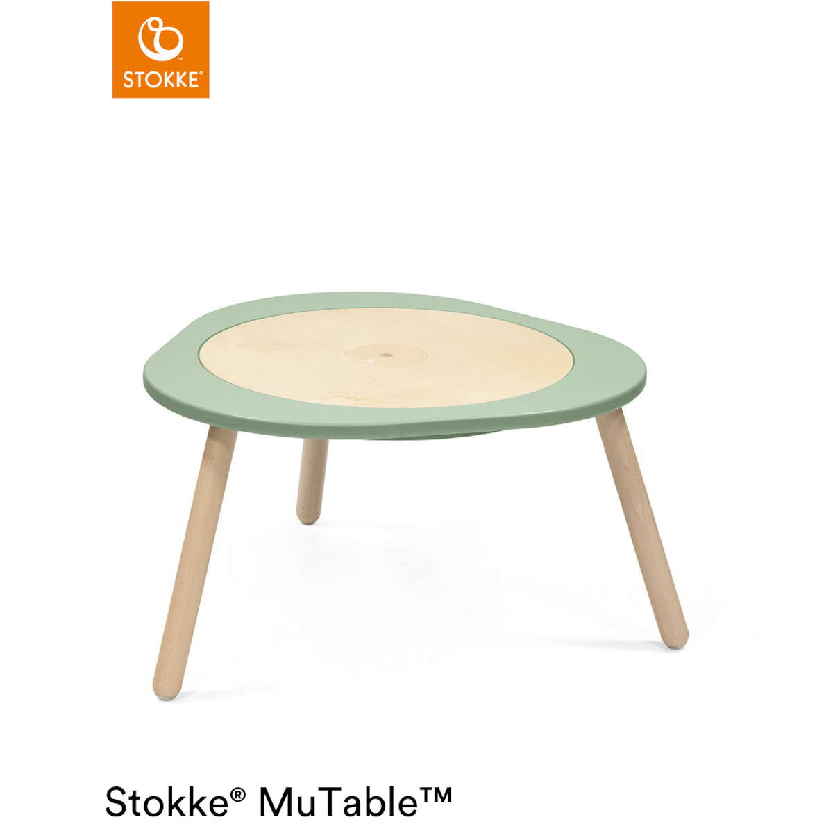 Multifunktionaler Spieltisch MUTABLE V2 Stokke Clover green