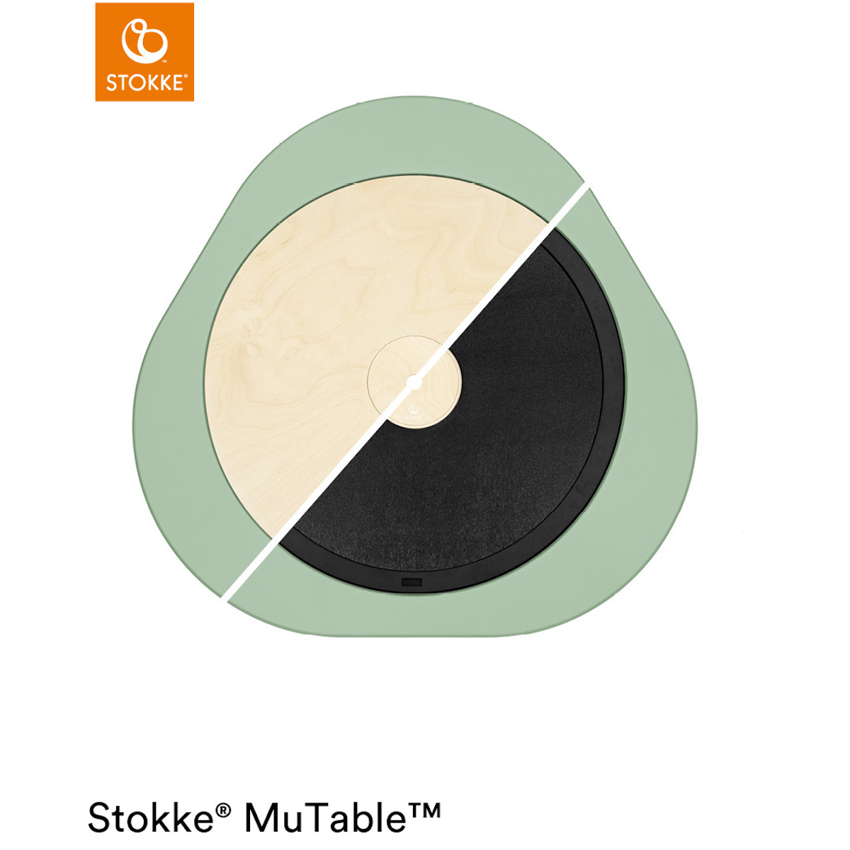 Multifunktionaler Spieltisch MUTABLE V2 Stokke Clover green