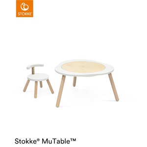 Multifunktionaler Spieltisch MUTABLE V2 Stokke Weiß