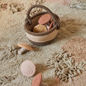 MUSHROOM FOREST Teppich 120x160cm Lorena Canals Olive Rose Chestnut Golden Natural