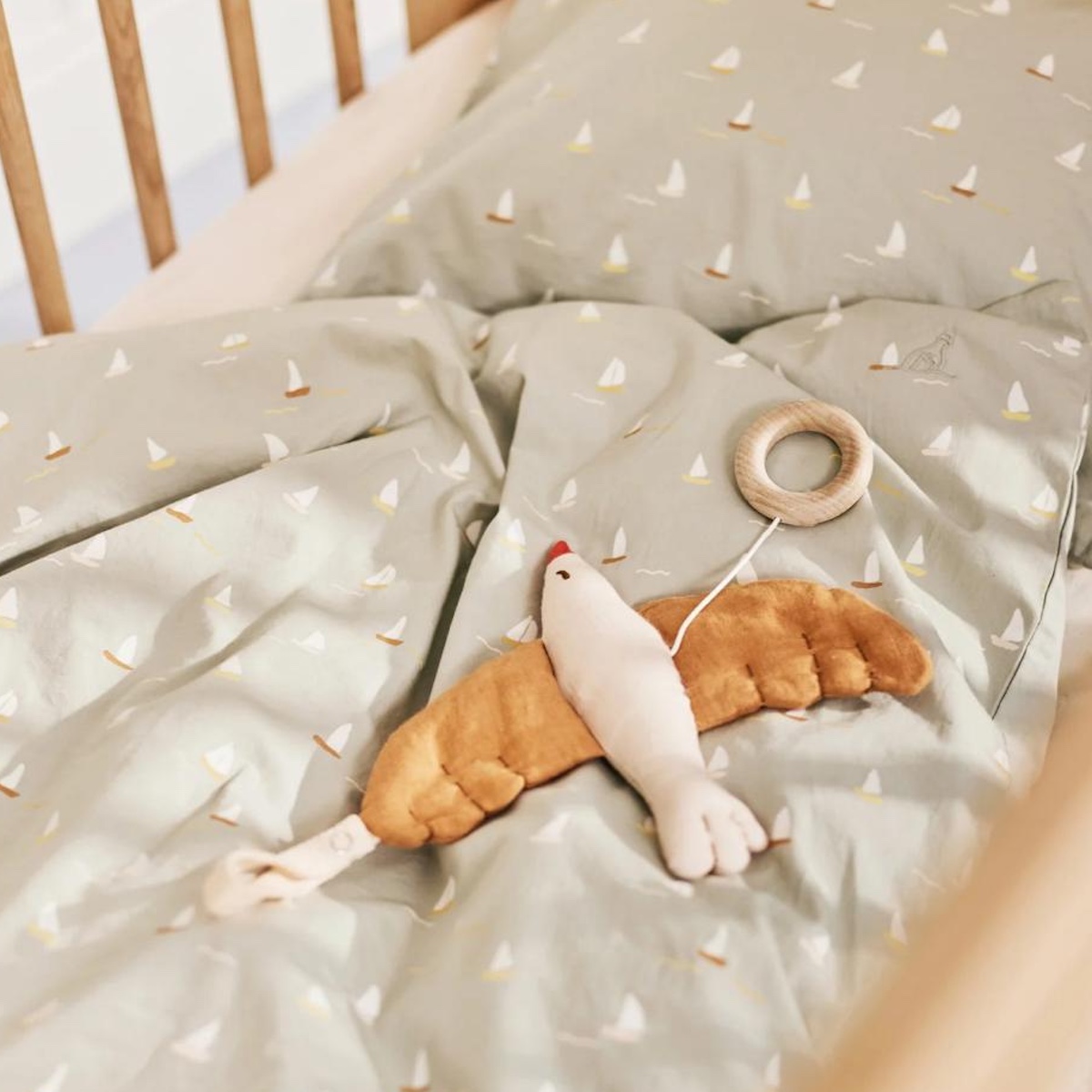 Musik-Mobile 22cm MAY SONGBIRD Dear April Nature Brown