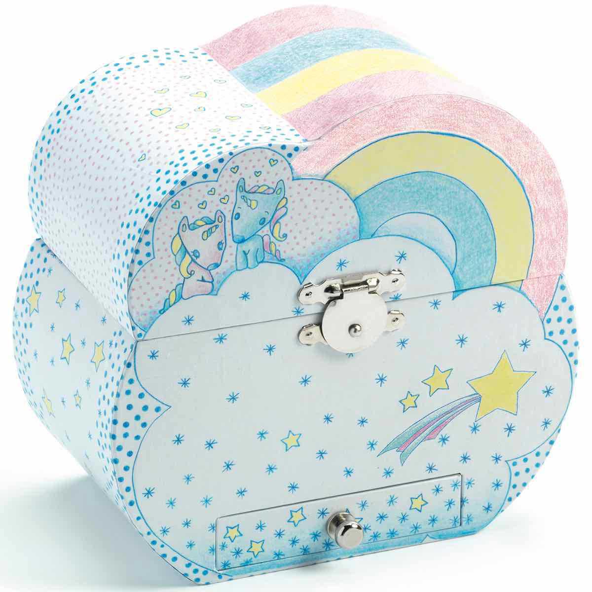 Musik Schmuckkästchen Träume eines Einhorns Djeco