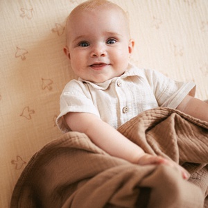 Musselin-Decke 65x100cm WABI SABI Nobodinoz sésamo