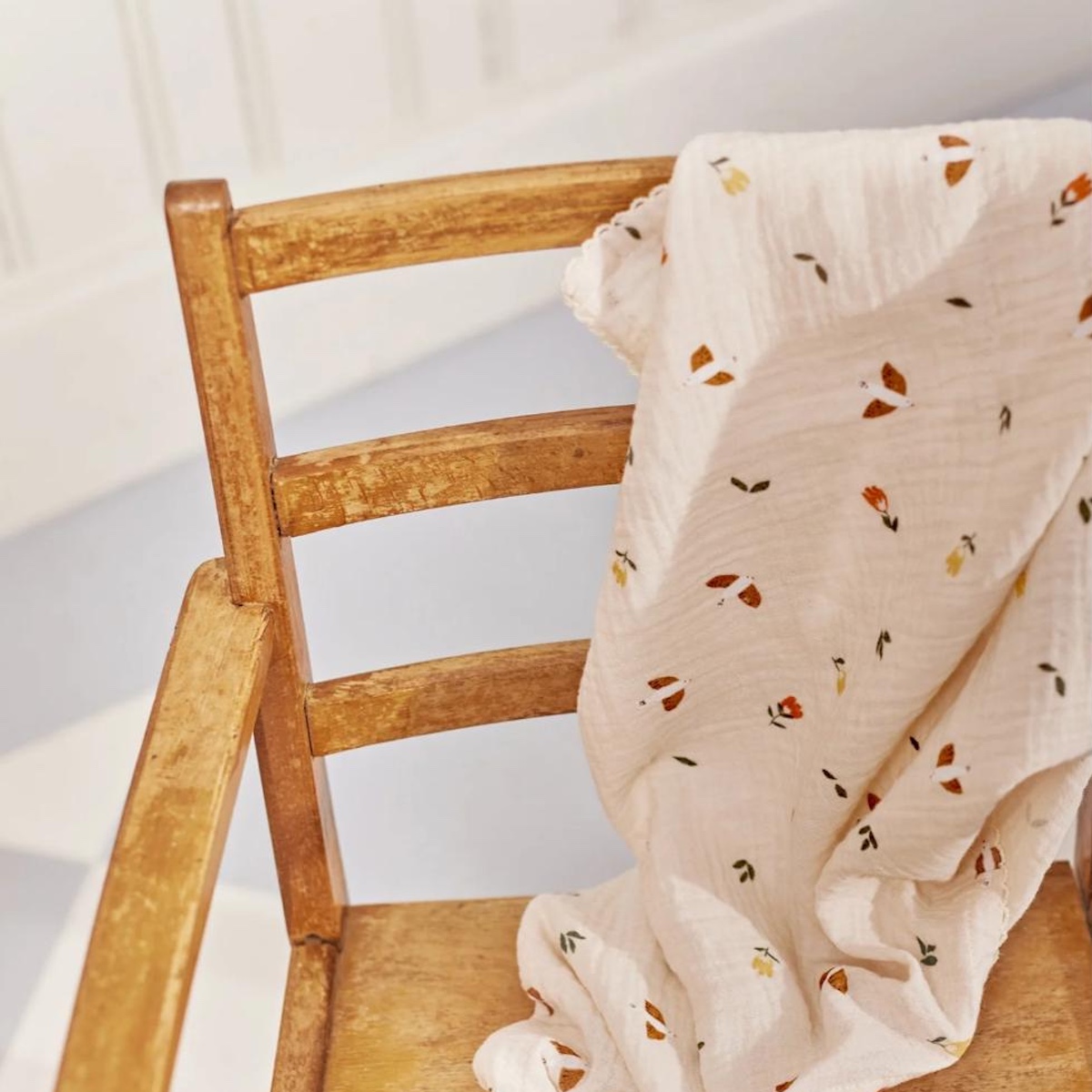 Musselintuch 3er-Pack Songbirds 65x65cm Dear April