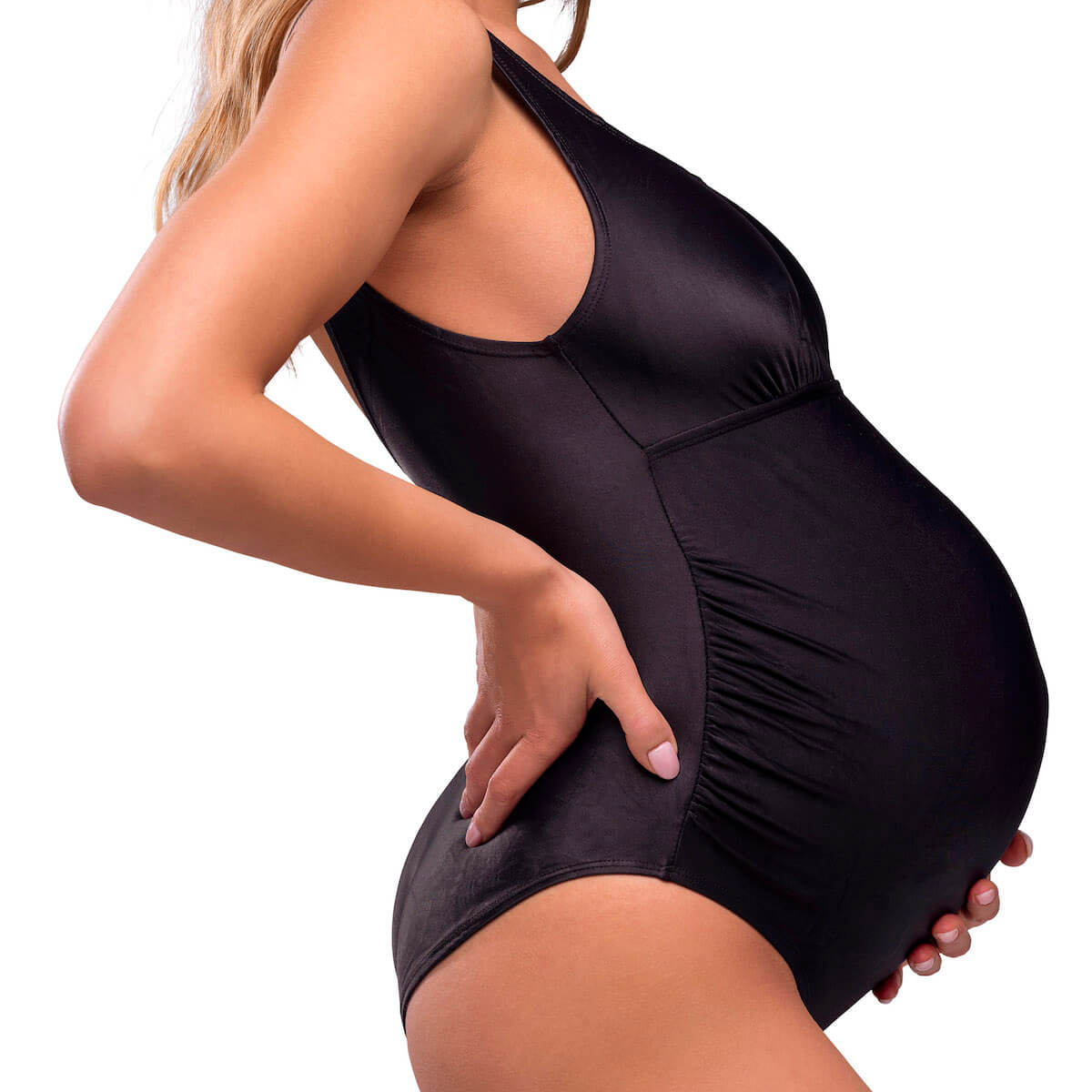 Mutterschafts-Badeanzug Original S Carriwell Schwarz