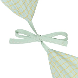 Mutterschaftskissen STORIES Limited Edition 38x170x25cm Nobodinoz grünes Zitronengitter