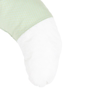 Mutterschaftskissen STORIES Limited Edition 38x170x25cm Nobodinoz grünes Zitronengitter