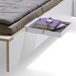 Nachttischablage Add-On No.3 FLAI Müller Small Living Metall Schale-Wollfilzeinlage