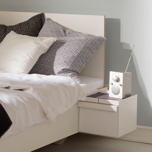 Nachttischablage Add-On No.3 FLAI Müller Small Living Metall Schale-Wollfilzeinlage