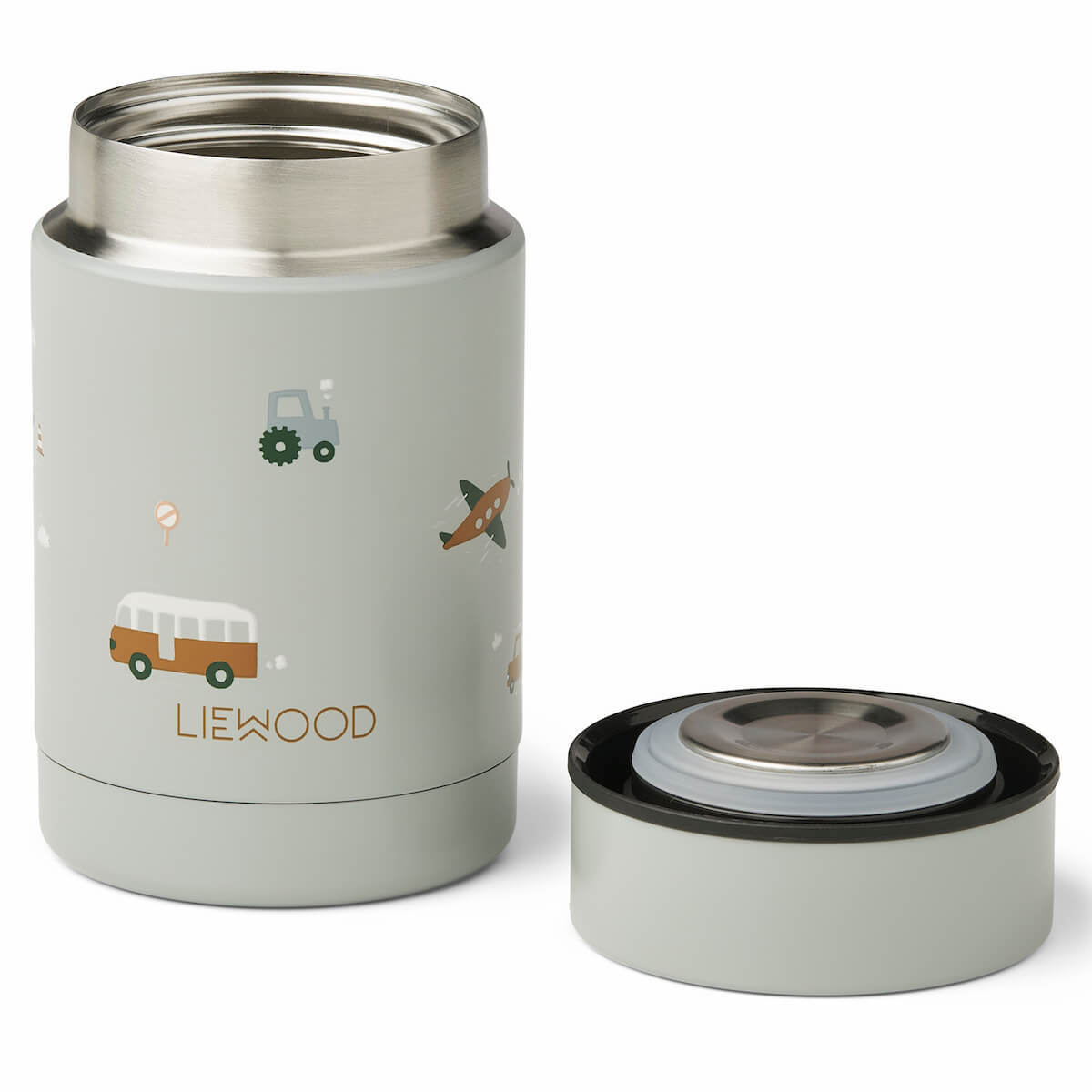 Nadja food jar One Size Liewood Vehicles-dove blue mix NOOS