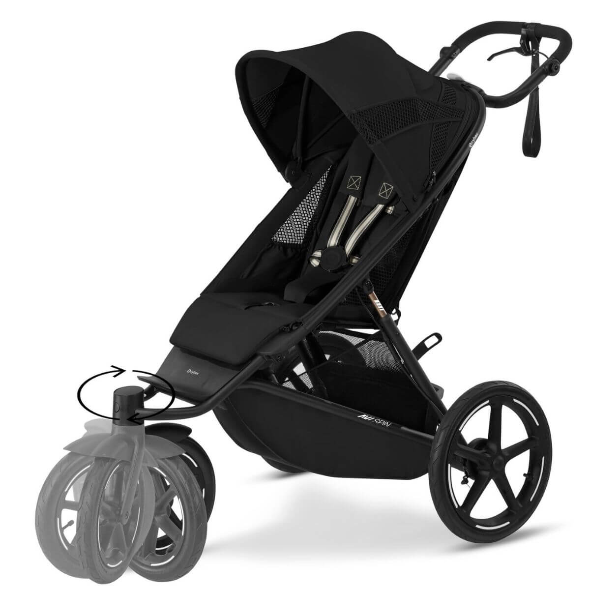 NEU ab 05/24 - AVI SPIN BLK Cybex Moon Black