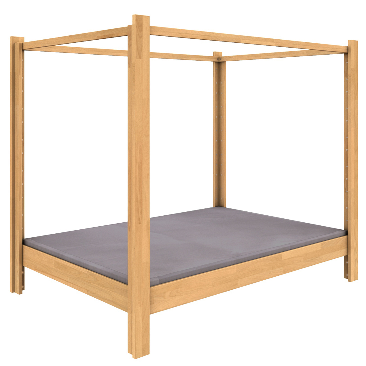 NEW Himmelbett 140x200cm DESTYLE de Breuyn natürlich