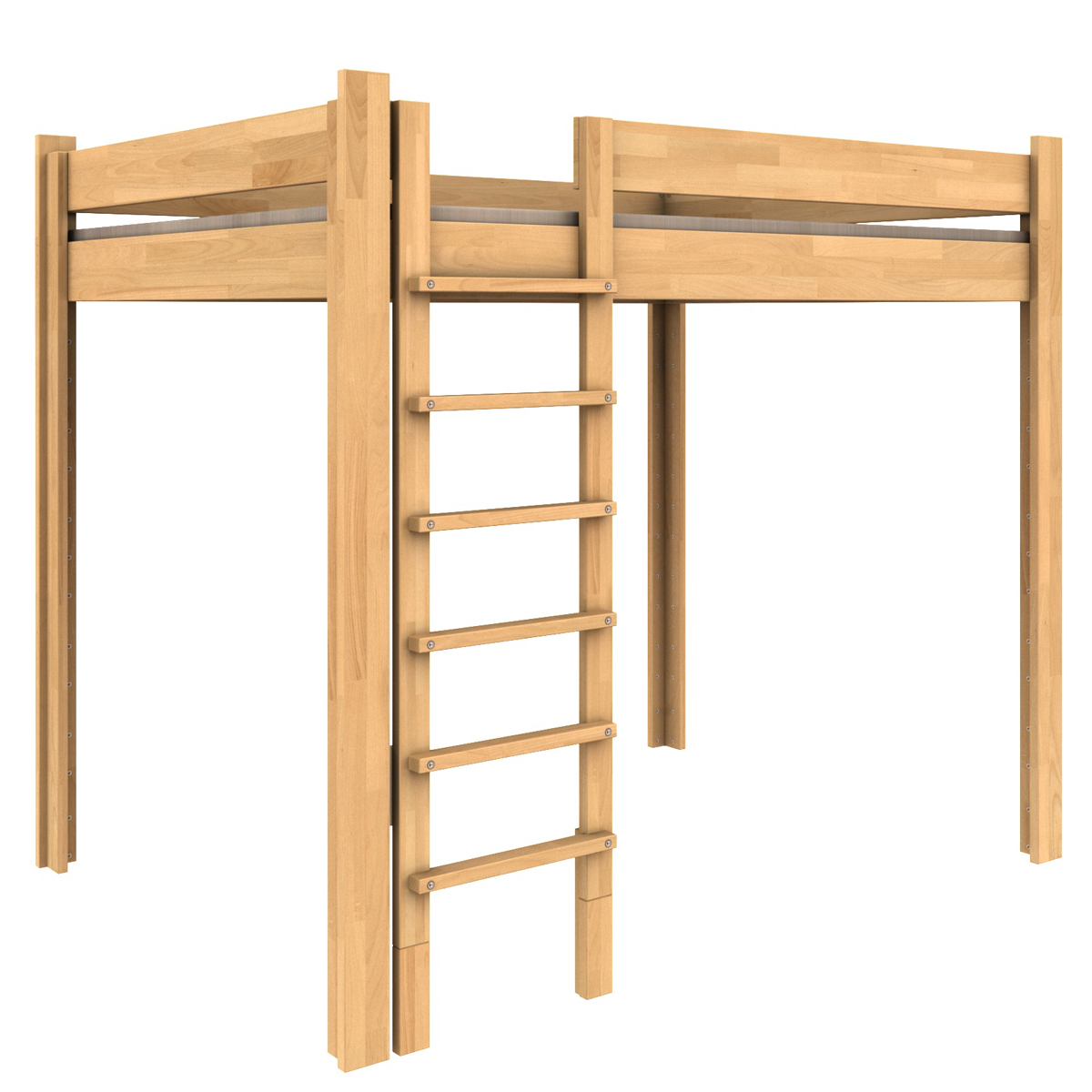 NEW Hochbett 140x200cm DESTYLE de Breuyn natürlich