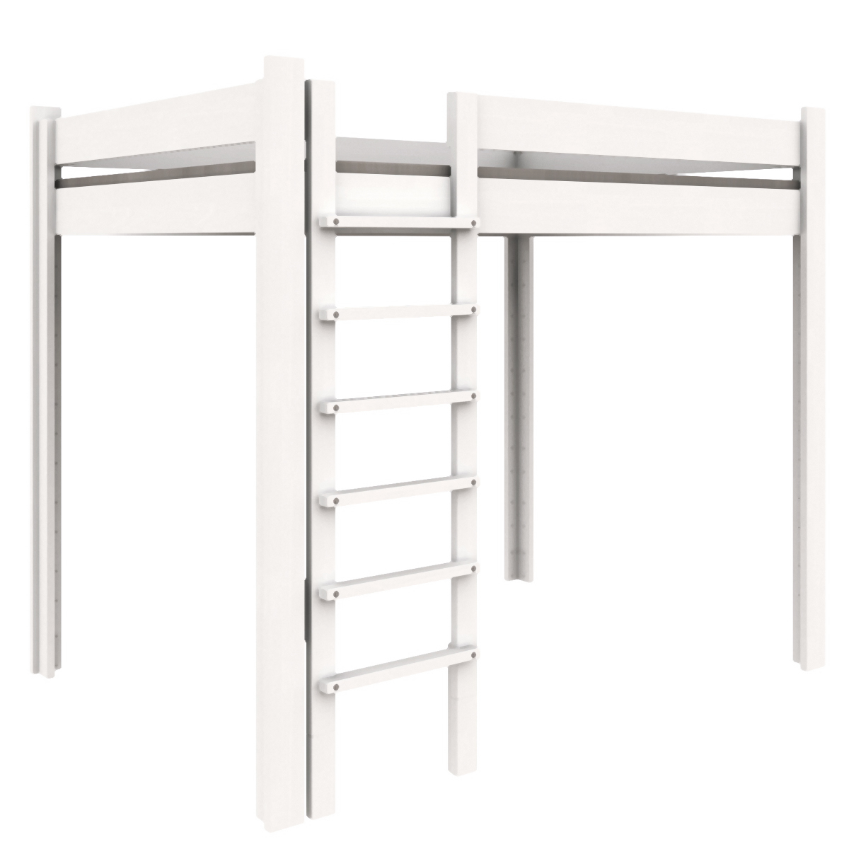 NEW Hochbett 140x200cm DESTYLE de Breuyn weiß lackiert