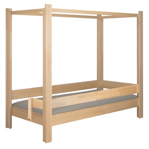 NEW Mitwachsendes Bett 90x200cm 5 in 1 Leiter Kurzseite DESTYLE de Breuyn natürlich