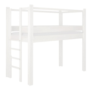 NEW Mitwachsendes Bett 90x200cm 5 in 1 Leiter Kurzseite DESTYLE de Breuyn weiß lackiert