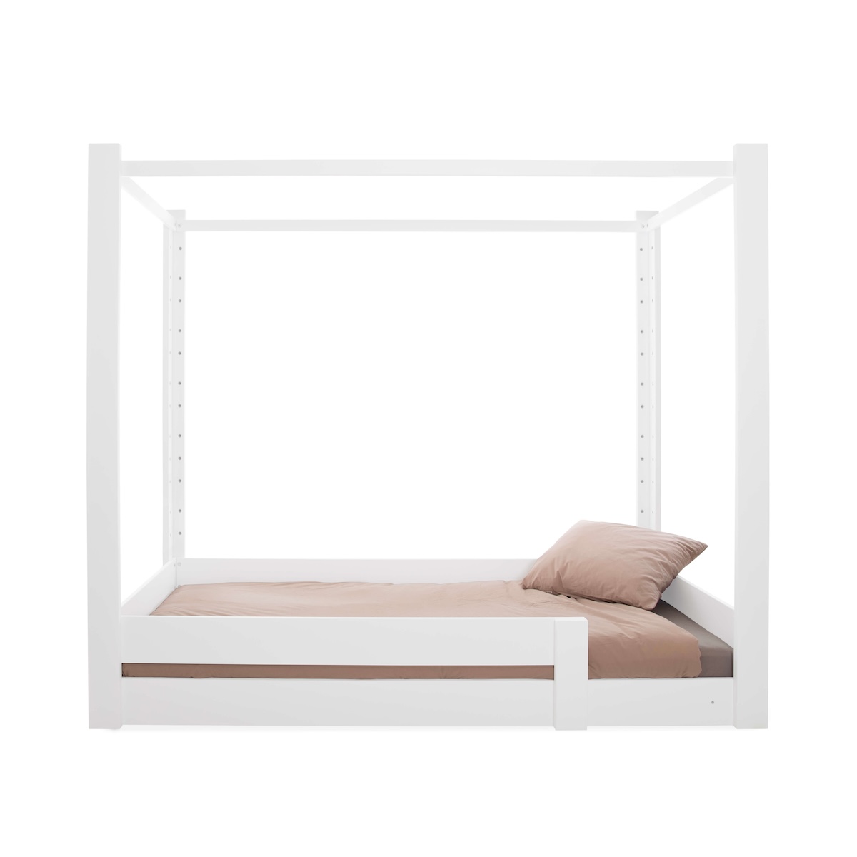 NEW Mitwachsendes Bett 90x200cm 7 in 1 Leiter Längsseite DESTYLE de Breuyn weiß lackiert