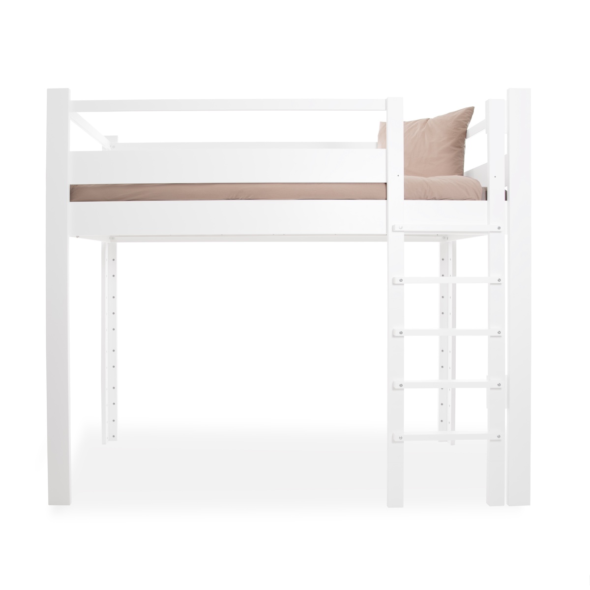 NEW Mitwachsendes Bett 90x200cm 7 in 1 Leiter Längsseite DESTYLE de Breuyn weiß lackiert