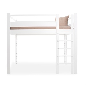 NEW Mitwachsendes Bett 90x200cm 7 in 1 Leiter Längsseite DESTYLE de Breuyn weiß lackiert