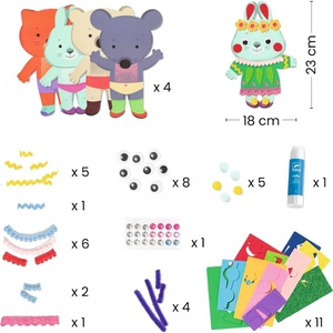 Niedliche Collage PETITS CHOUX FSC MIX Djeco