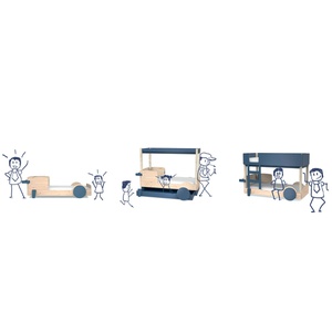 Niedrigbett 90x190cm DISCOVERY Mathy by Bols puderrosa