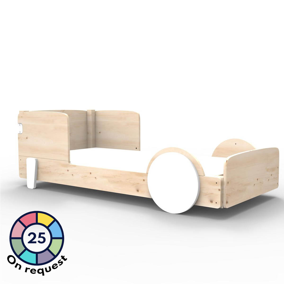 Niedrigbett 90x190cm DISCOVERY Mathy by Bols weiß