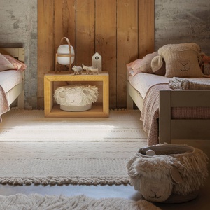 Niedriger Teppich 30 x 27 x 22 cm ket Pink Nose Sheep Lorena Canals