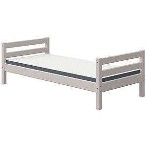 Niedriges Bett 90x200cm CLASSIC Flexa grey washed