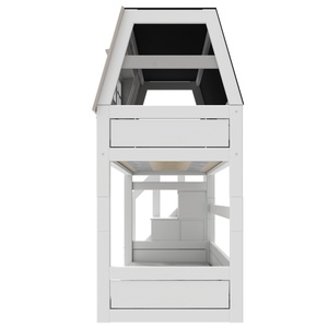 Niedriges Etagenbett My Hangout Boden mit Rollen Lifetime white