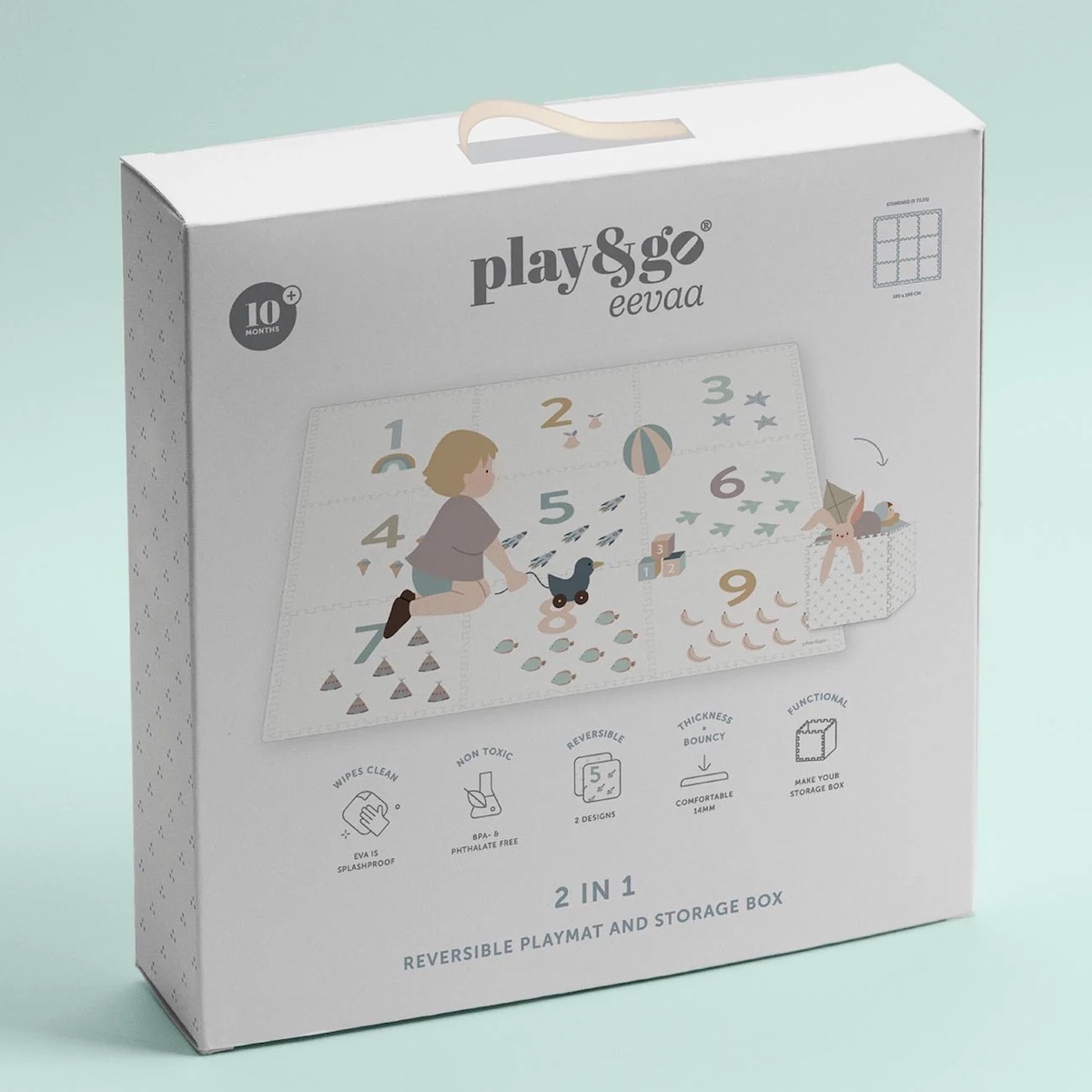 Numbers EEVAA Play&go blue, orange, green