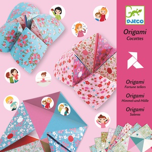 Origamipapier COCOTTES À GAGES - FLEURS Djeco