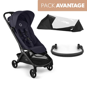 Pack poussette de voyage Bugaboo Butterfly 2 Bleu Indigo