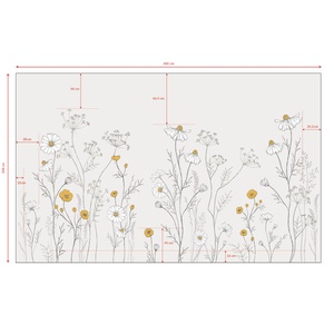 Papier Peint Decor - A Travers Champs Lilipinso