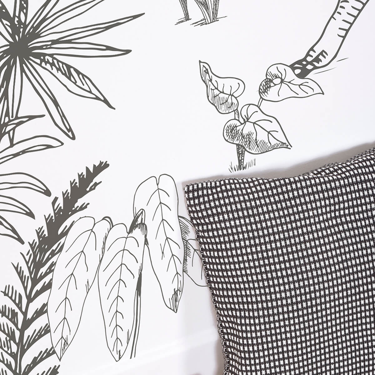 Papier Peint Decor - Dinosaure Epoque Jurassique Lilipinso