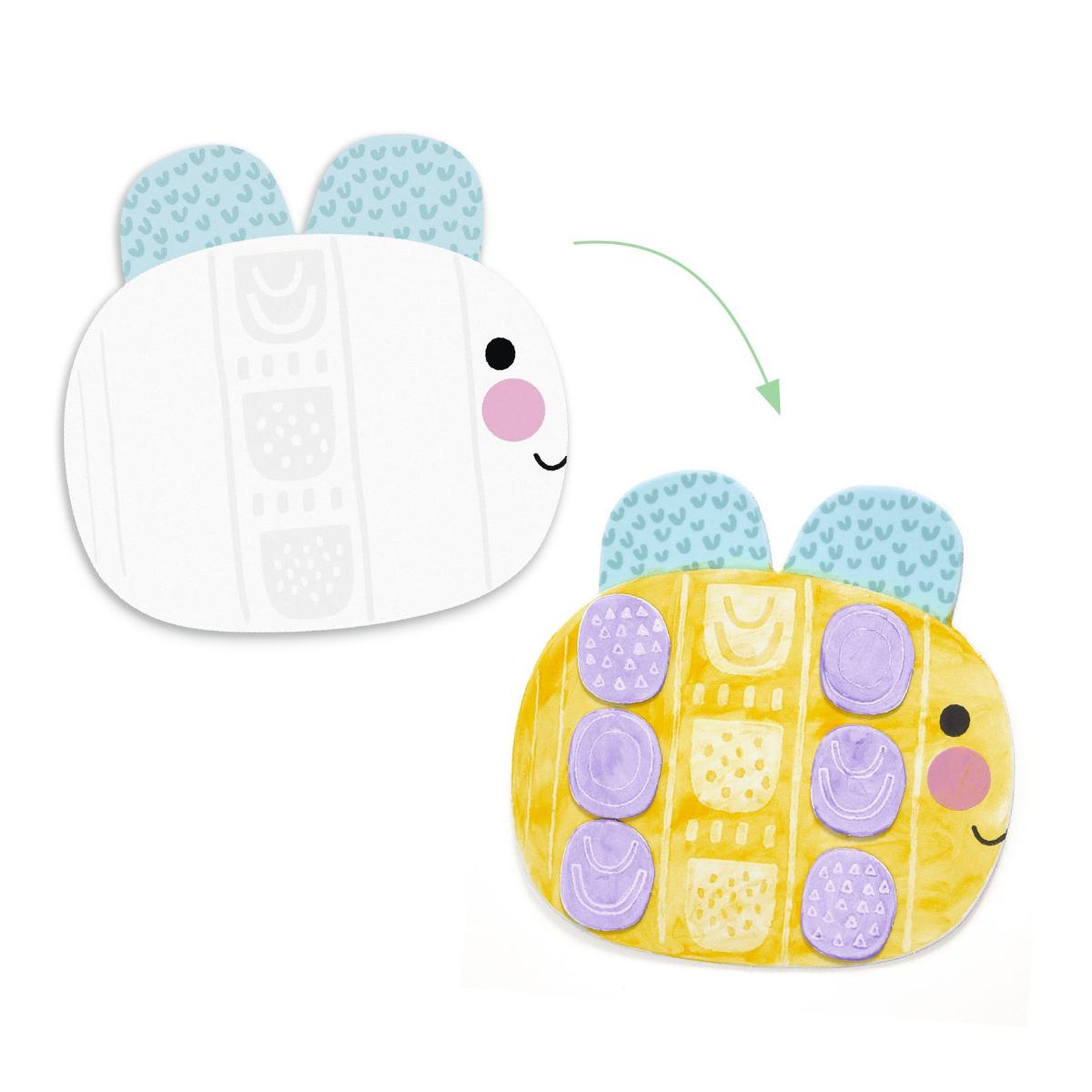 Peinture à doigts magique - Petites formes Djeco