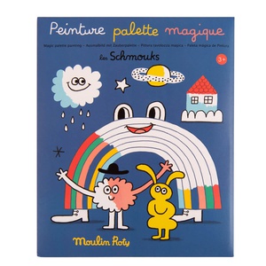Peinture palette magique Les Schmouks Moulin Roty