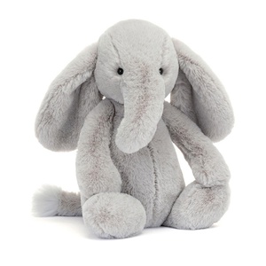 Peluche BASHFUL Luxe Elephant Thuddeus Original Jellycat