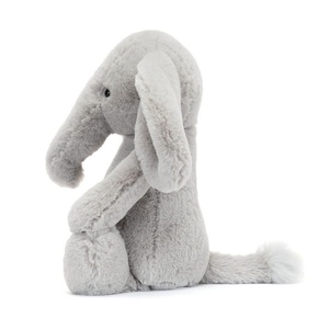 Peluche BASHFUL Luxe Elephant Thuddeus Original Jellycat