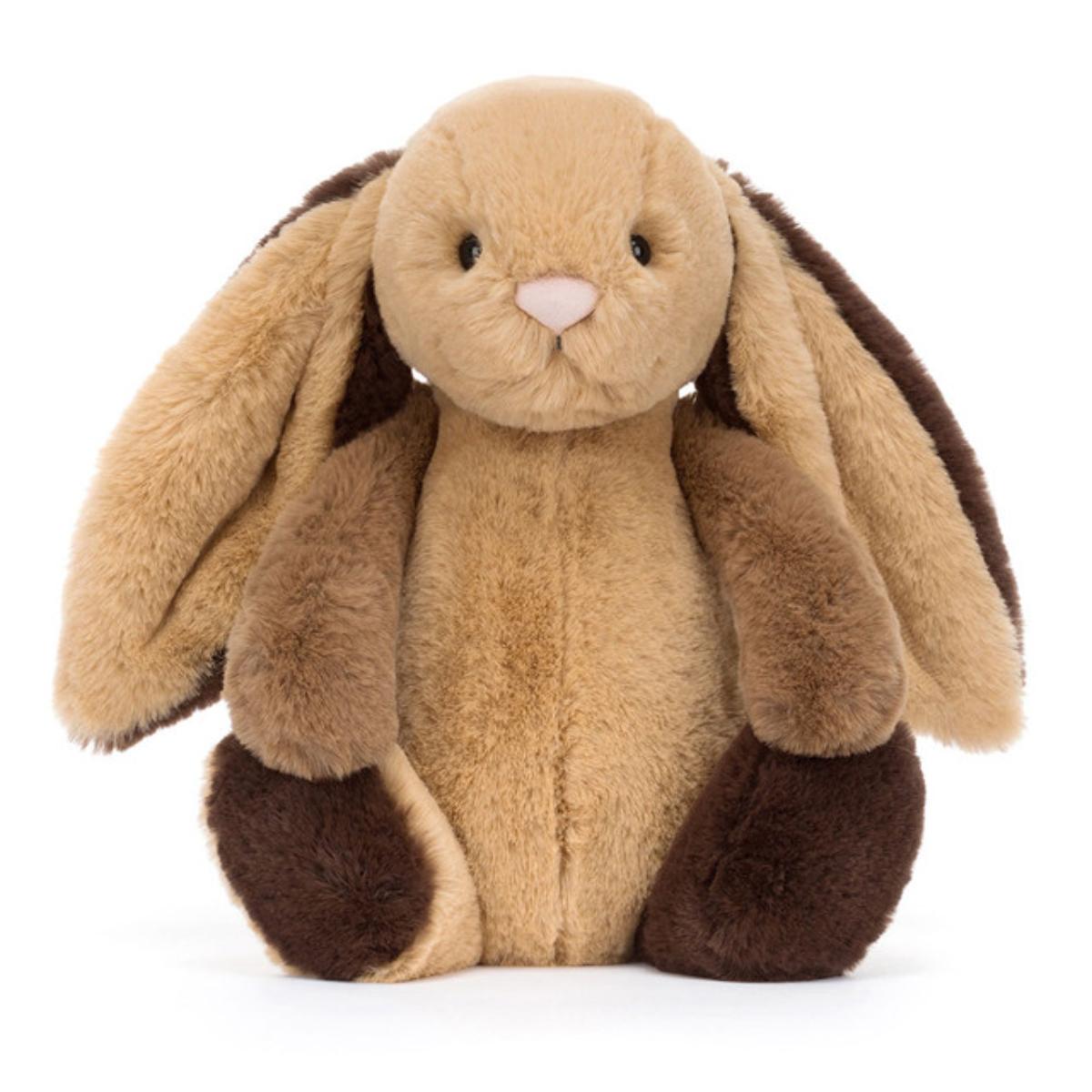 Peluche BASHFUL Patchwork Brown Bunny Original Jellycat