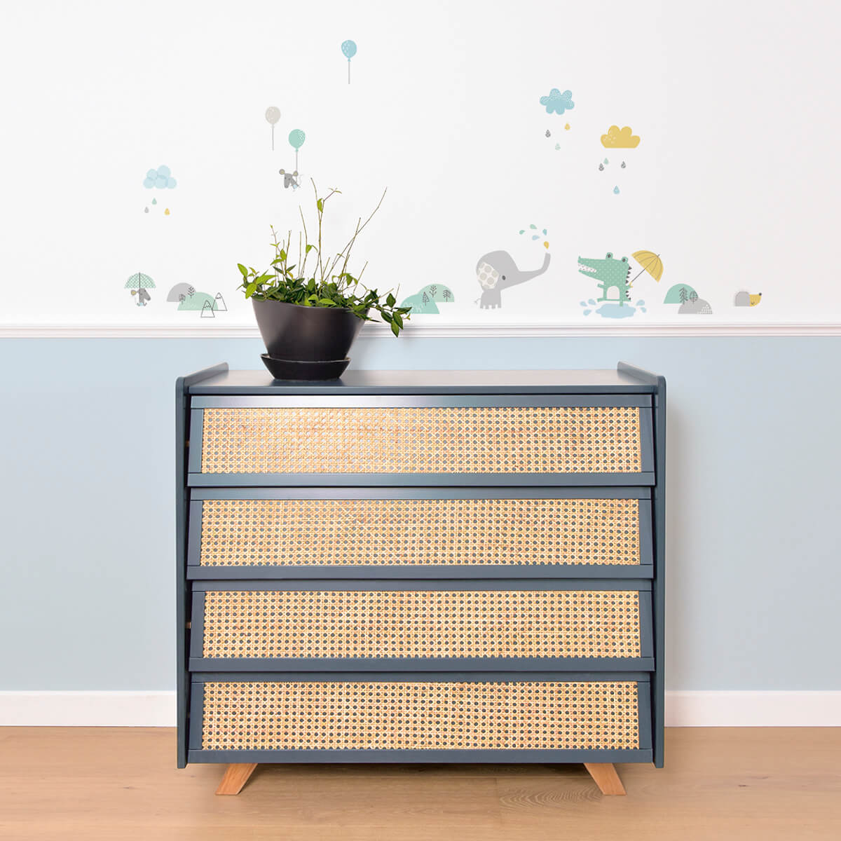 Planche De Stickers A3 (29,7X42Cm) - Smile It'S Raining Lilipinso